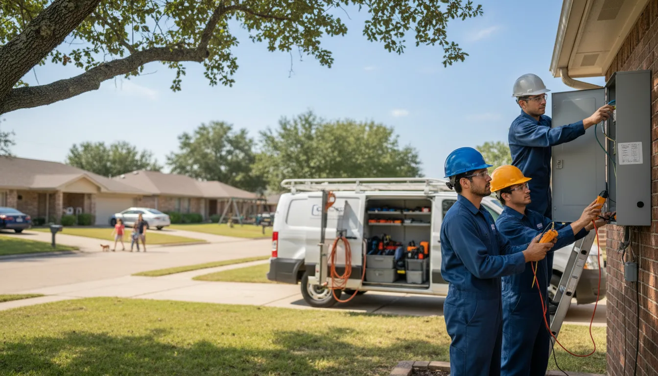 Certified electrician providing emergency electrical services in Cosmos, MN